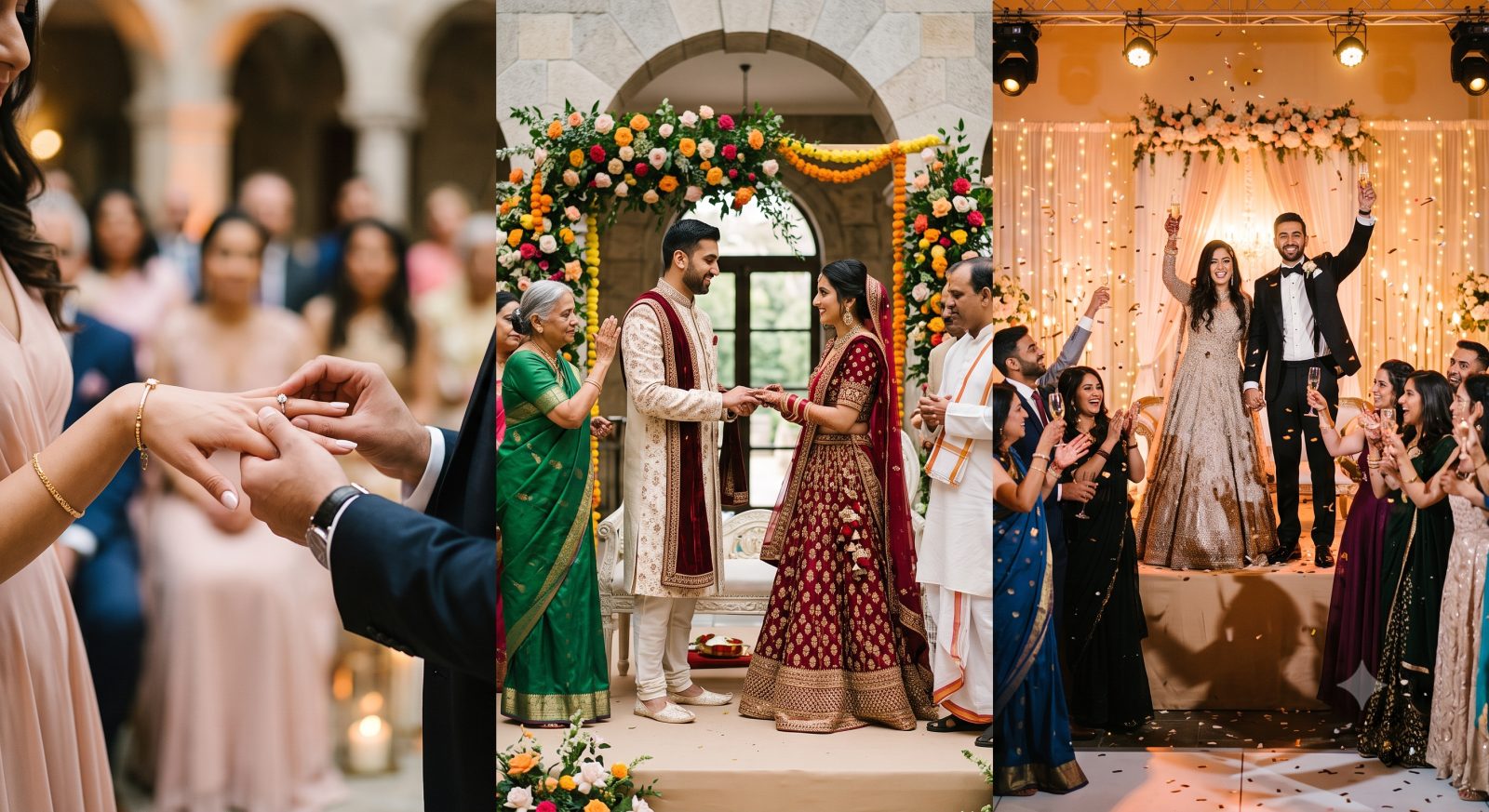 Engagement, Ring Ceremony and Wedding Difference
