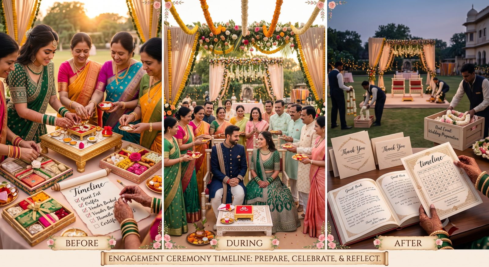 Engagement Ceremony Timeline